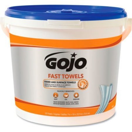 GOJO FAST WIPES® Premoistened Hand Cleaning Towels, 225 per Bucket - GOJ629902EA GOJ629902EA